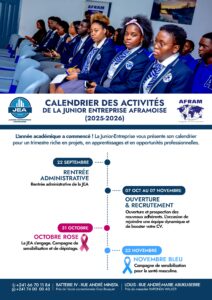 Calendrier JEA 2025-2026